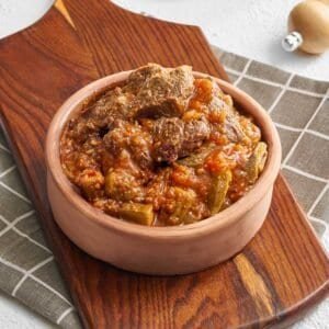Okra With Meat Casserole (0.5Kg Beef Cubes)